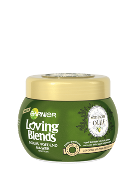 Verpakking Loving Blends haarmasker Mytische Olijf